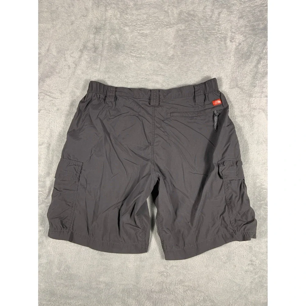 The North Face Cargo Shorts Mens L Gray pockets zippered